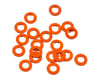 Image 1 for HB Racing 3X6X0.5mm Aluminum Washer (Orange) (20)