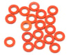Image 1 for HB Racing 3x6x0.75mm Aluminum Washer (Orange) (20)