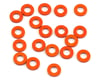 Image 1 for HB Racing 3x6x1.0mm Aluminum Washer (Orange) (20)