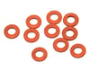 Image 1 for HB Racing 2x4x0.5mm Aluminum Washer (Orange) (10)