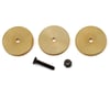 Image 1 for HB Racing Brass Chassis Weight Set (9g) (3)