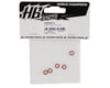 Image 2 for HB Racing 5x0.7x1mm Aluminum Washer (Orange) (5)