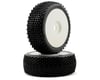 Image 1 for HB Racing Block Pre-Mounted 1/8 Buggy Tires (White) (2)