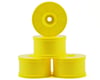 Image 1 for HB Racing T-Dish 1/8 Truggy Wheels (Yellow) (4)