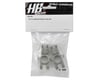 Image 2 for HB Racing Aluminum Rear Hub Set