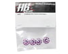 Image 2 for HB Racing Aluminum Shock Spring Perch Set (Purple) (4)