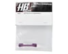Image 2 for HB Racing Aluminum 1.0° Front/Rear Pivot Block (Purple)