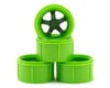 Image 1 for HPI Work Meister S1 Wheel Green (Micro 4Pcs)