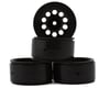 Image 1 for HPI CS-10 Beadlock 1.2" Composite Micro Beadlock Wheels (Black) (4)