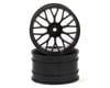 Image 1 for HPI 12mm Hex 57x35mm Super Nitro Mesh Wheels (Black) (2)