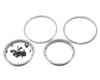 Image 1 for SCRATCH & DENT: HPI Wheel Beadlock Rings (Silver) (2) (Baja 5B)