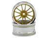 Image 1 for HPI Work XSA 02C 26mm Wheel (Chrome/Gold) (2) (6mm Offset)