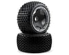 Image 1 for HPI Pre-Mounted Dirt Buster Block Rear Tire w/Black Wheel (2)