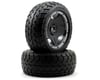 Image 1 for HPI Pre-Mounted Tarmac Buster Rib Front Tire w/Black Wheel (2)