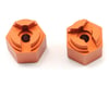 Image 1 for HPI 4mm Offset Aluminum Hex Hub (Orange) (2)