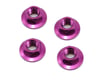 Image 1 for HPI 4mm Serrated Flanged Wheel Nut (Purple) (4)