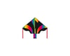 Image 2 for HQ Kites Eco Line Simple Flyer Radient Rainbow Kite