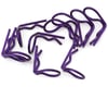 Image 1 for Hot Racing 90° Bent Body Clips (10) (Purple)