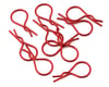 Image 1 for Hot Racing Bent Body Clips (Red) (10)