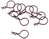 Image 1 for Hot Racing Bent Body Clips (10) (Purple)