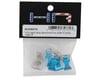 Image 2 for Hot Racing 1/10 Aluminum EZ Pulls w/Body Clips (Light Blue) (4)