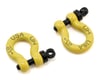 Image 1 for Hot Racing 1/10 Scale Aluminum D-Rings (Yellow) (2)