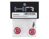 Image 2 for Hot Racing Aluminum Large Wing Buttons (Red) (2)