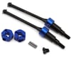 Image 1 for Hot Racing Arrma Grom HD Steel Rear Drive Shaft Set (Blue) (2) (49.5mm)