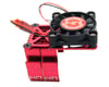 Image 2 for Hot Racing Clip-On Two-Piece Motor Heat Sink w/Fan (Red)