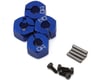 Image 1 for Hot Racing 12mm Aluminum Clamping Wheel Hex Set for Traxxas® Mini Maxx® (Blue)