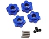 Image 1 for Hot Racing Aluminum 17mm Splined Hubs for Traxxas Maxx (Blue)