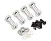 Image 1 for Hot Racing Traxxas Slash 4x4 Aluminum 12mm Hex Wheel Extensions (Silver) (28mm)