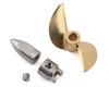 Image 1 for Hot Racing Brass Prop Set with Bullet Nut & Drive Dog: Traxxas M41, Spartan