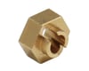 Image 4 for Hot Racing Axial SCX24 Brass 7mm Wheel Hex Hub (4)