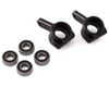 Image 1 for Hot Racing Aluminum Front Knuckle Set for Traxxas 2WD (Black)