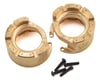 Image 1 for Hot Racing Traxxas TRX-4 Brass Heavy Metal Knuckle Weight (2)