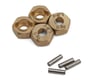 Image 1 for Hot Racing HPI Venture18 Brass 7mm Wheel Hex Hub Set (4) (0.8g Each)