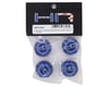 Image 2 for Hot Racing Traxxas X-Maxx Aluminum Serrated 25mm Hex Wheel Nuts (Blue) (4)