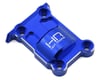 Image 1 for Hot Racing Aluminum Upper Rear Gear Box Cover for Traxxas X-Maxx (Blue)