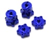 Image 1 for Hot Racing Axial Yeti Aluminum One-Piece Wheel Hub Set (Blue) (4)