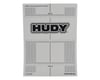 Image 1 for Hudy 1/10 Touring Car Plastic Touring Car Set-Up Board Decal
