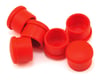 Image 1 for Hudy 18mm Plastic V2 Handle Cap Set (Red) (6)
