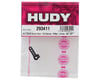 Image 2 for Hudy Aluminum Offset 2 Hole Clamp Servo Horn (Black)