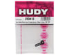 Image 2 for Hudy Aluminum Offset 2 Hole Clamp Servo Horn (Black) (25T-Futaba/Savox/Protek)