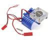 Image 1 for Team Integy 540/550 Motor Heatsink & Cooling Fan (Blue)