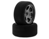 Image 1 for Jaco Mounted 1/10 Pan Car Foam Front Tires (Black-Firm/High Bite Carpet) (2)
