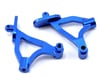 Image 1 for JConcepts Low-Profile Aluminum Rear Wing Mount Set (Blue)