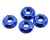 Image 1 for JConcepts 4mm Low Profile Locking Wheel Nut (Blue) (4)