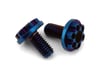 Image 1 for JConcepts 3x6mm Finnisher Titanium Motor Screws (Blue) (2)