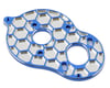 Image 1 for JConcepts Associated B6 'Honeycomb' 3 Gear Standup Motor Plate (Blue)